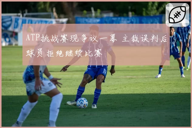 ATP挑战赛现争议一幕 主裁误判后球员拒绝继续比赛